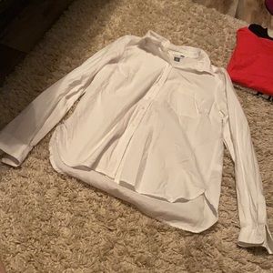 Old navy white button up shirt